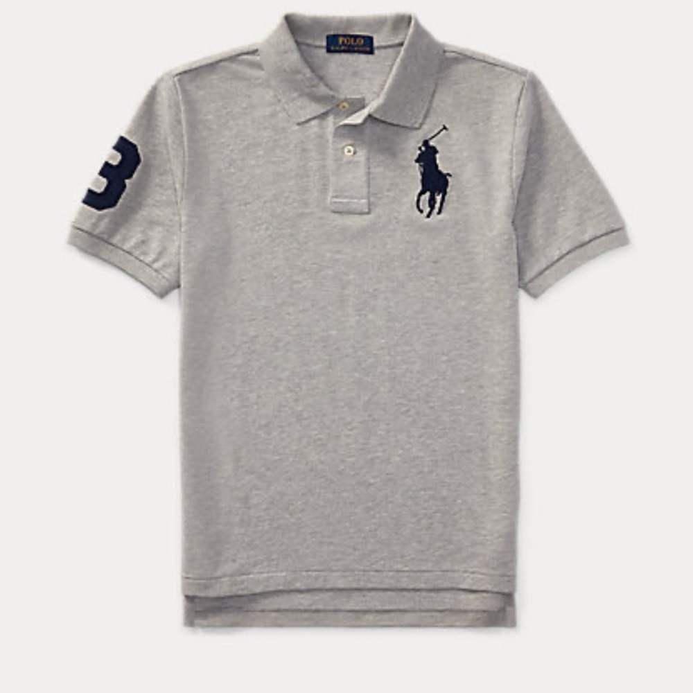 Ralph Lauren Big Pony Cotton Mesh Polo Shirt Size M